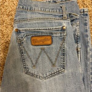 Wrangler Men’s Denim Jeans in Light Blue